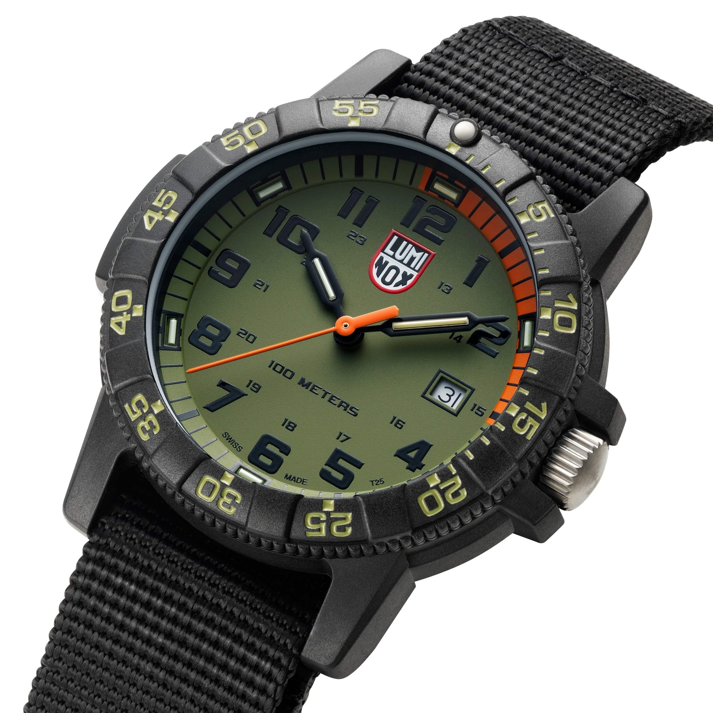 LUMINOX Leatherback Sea Turtle Giant 44mm Outdoor Watch Green XS.0337