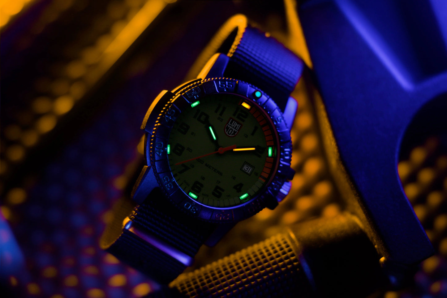 LUMINOX Leatherback Sea Turtle Giant 44mm Outdoor Watch Green XS.0337