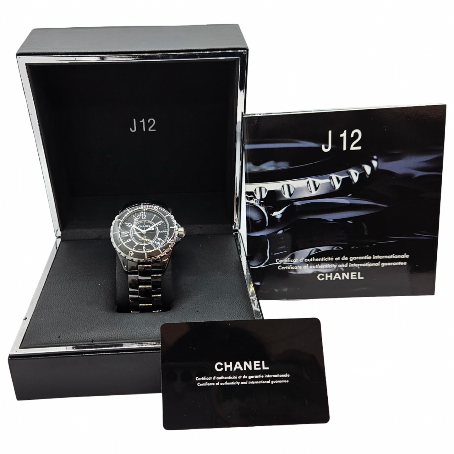 Chanel J12 38mm Automatic Black Ceramic Case and Bracelet Ref. H0685