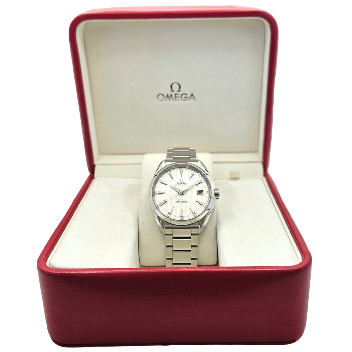 Omega Seamaster Aqua Terra 150M 41.5mm Co-Axial Chronometer Silver Teak Dial Steel Bracelet 231.10.42.21.02.001