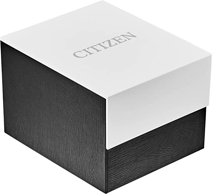 Citizen Paradex Gray Dial Rose Gold-Tone Black Leather Strap BU4013-07H
