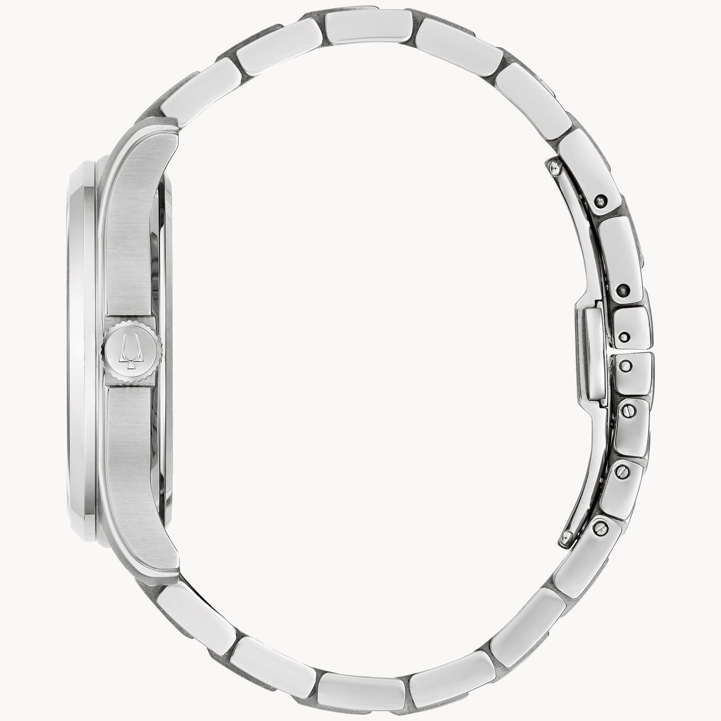 Bulova Wilton Men's Blue Dial Stainless Steel Watch 96B386