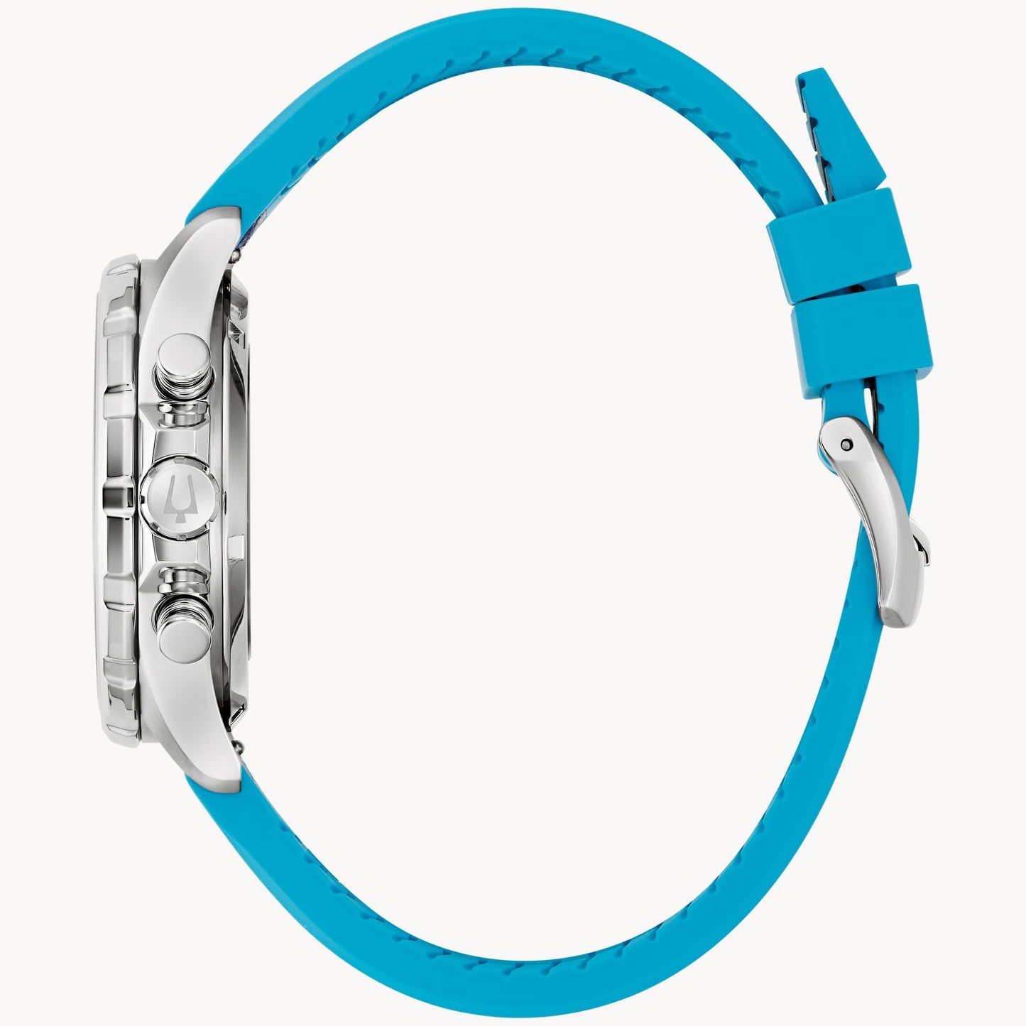 Bulova Marine Star E1 Team Miami Blue Dial Blue Strap 96B460