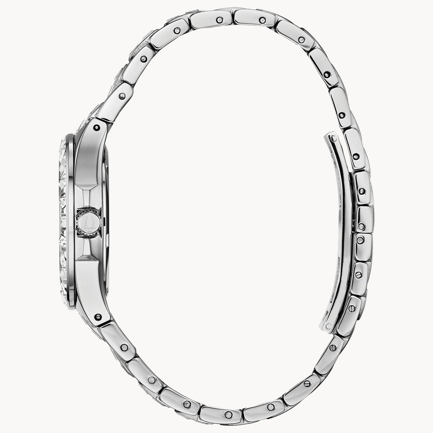 Bulova Phantom Women's Crystal Silver Dial Stainless Steel 96L278