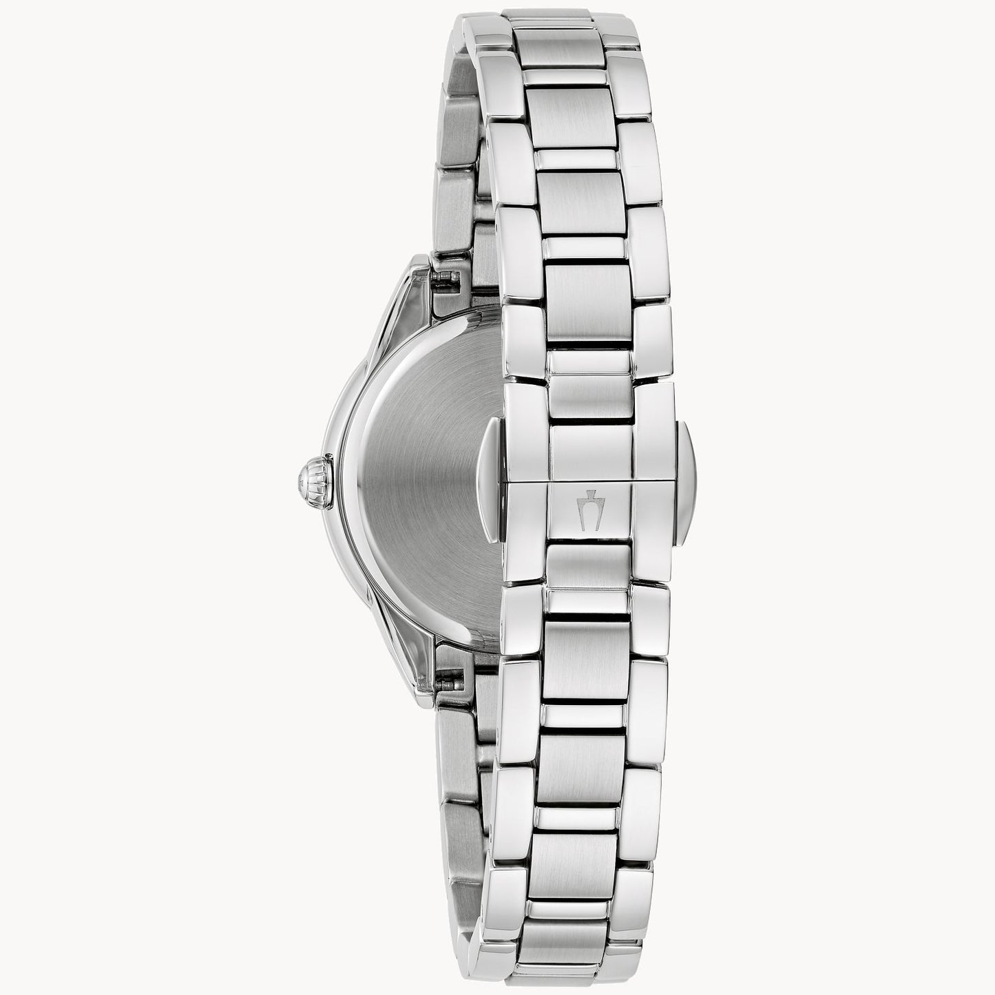 Bulova Ladies Sutton Mother-of-Pearl Dial Stainless Steel Bracelet 96R253