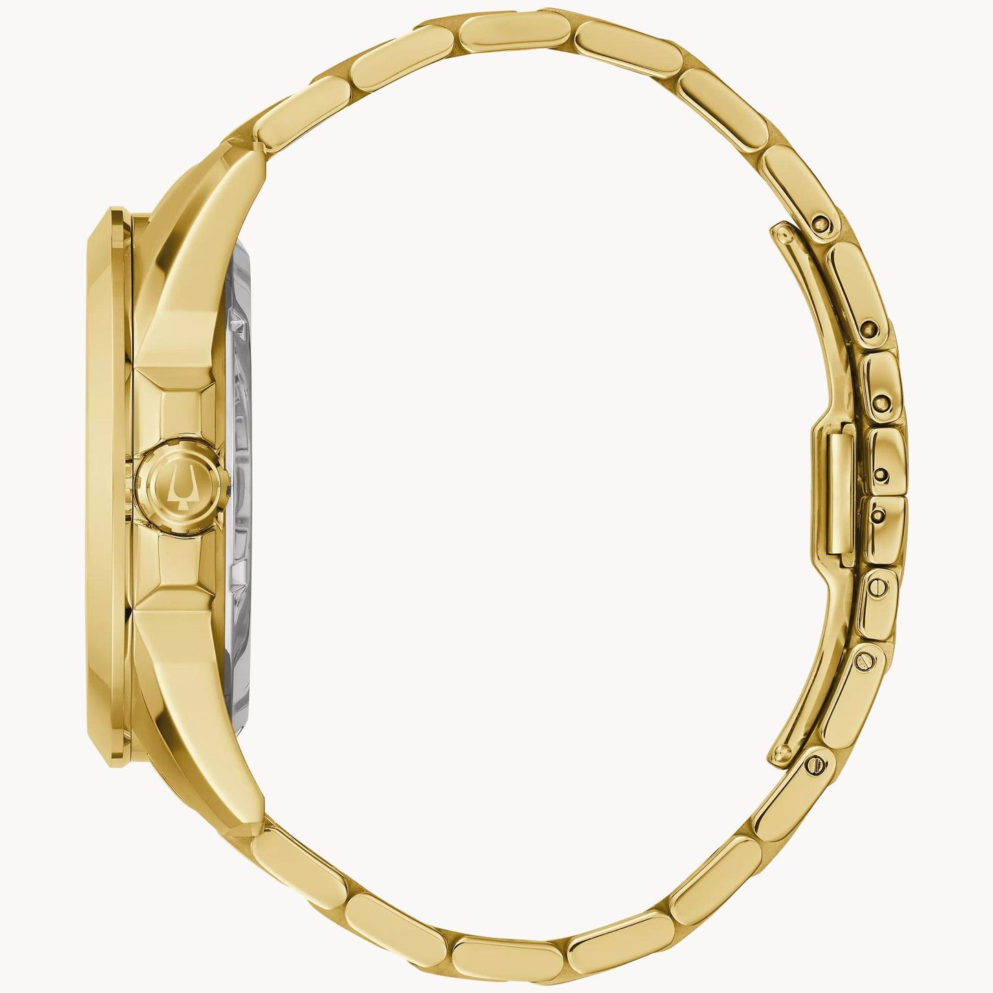 Bulova Sutton Gold-Tone Skeletonized Automatic Movement 97A162