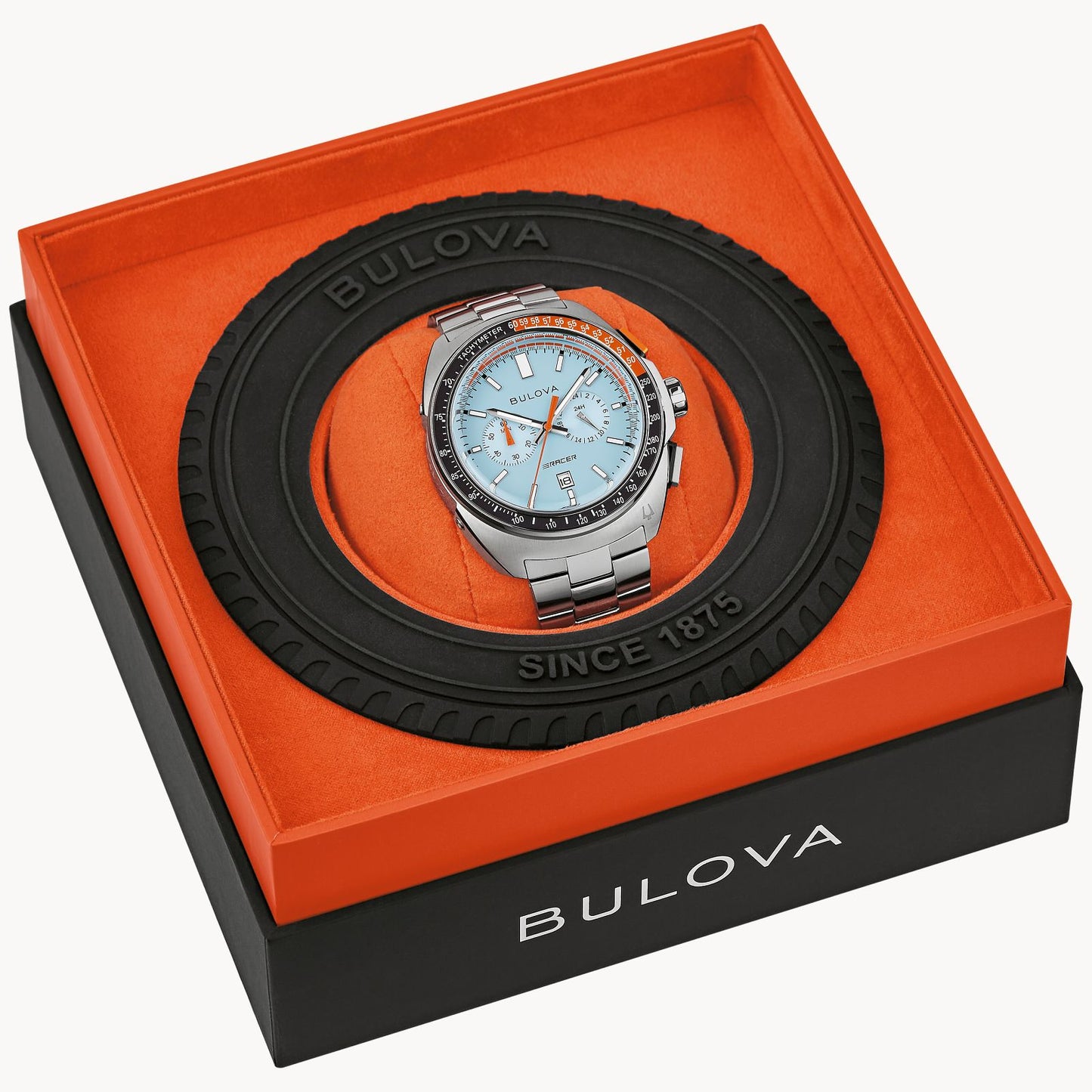 Bulova Men's Racer Chronograph Blue Dial 98B432