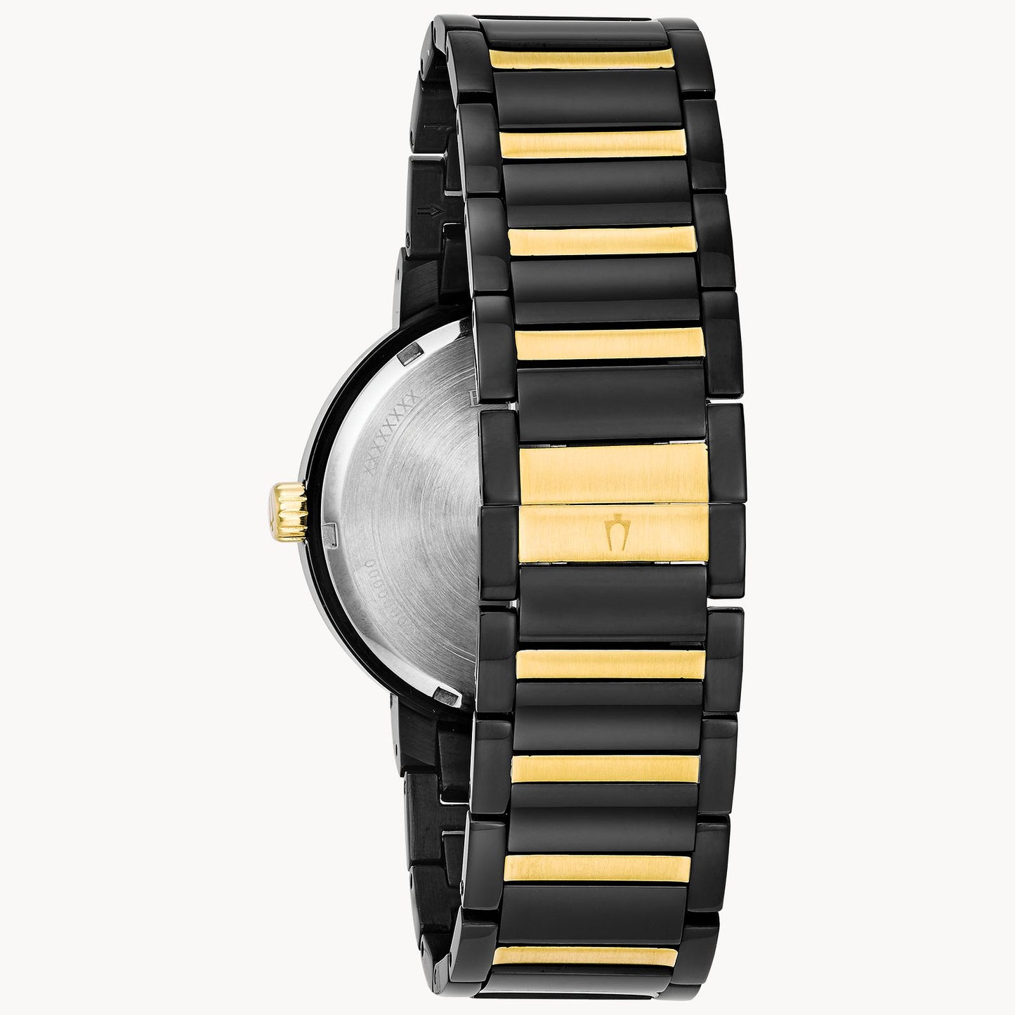 Bulova Futuro Modern Men's Gold Accent Black Dial 98C124