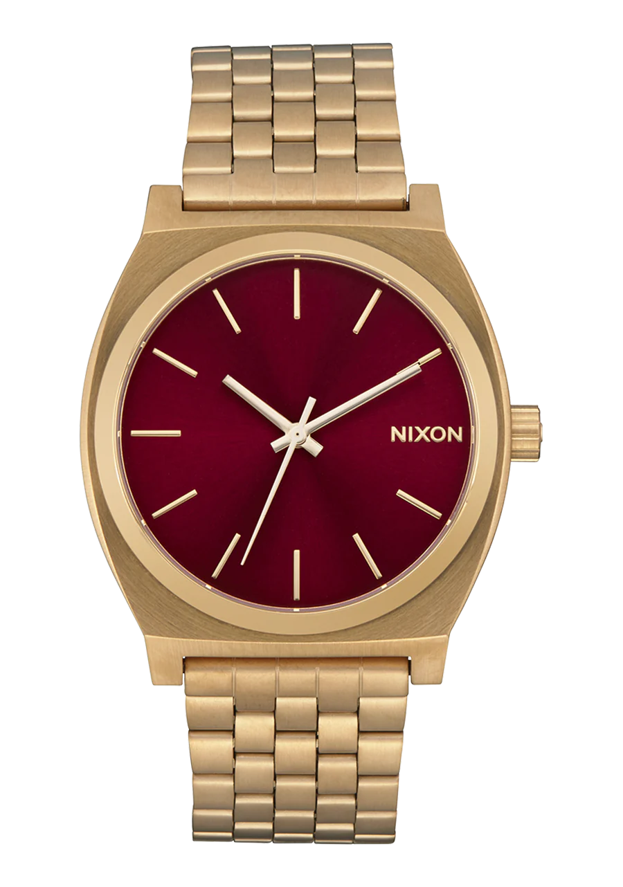 Nixon Time Teller Gold/ Oxblood Sunray A045 5098-00