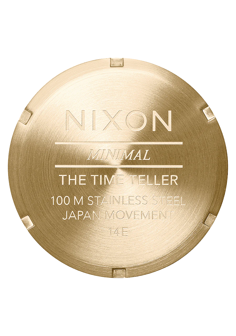 Nixon Time Teller Gold/ Oxblood Sunray A045 5098-00