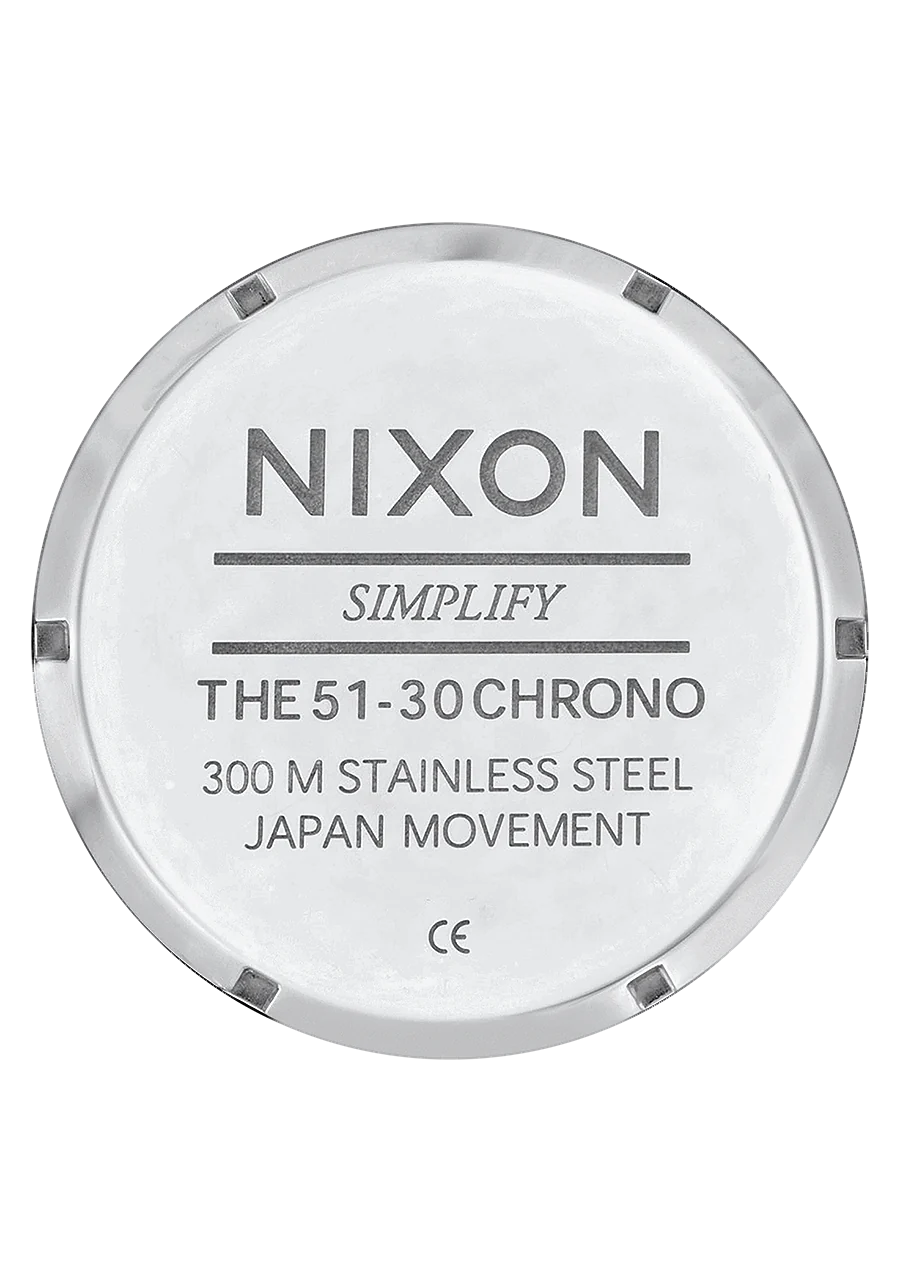 NIXON 51-30 Chrono Steel White Sunray A083-488-00