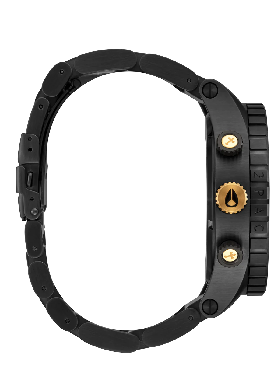 Nixon 2PAC 51-30 Chrono Black/ Gold A1376-010-00
