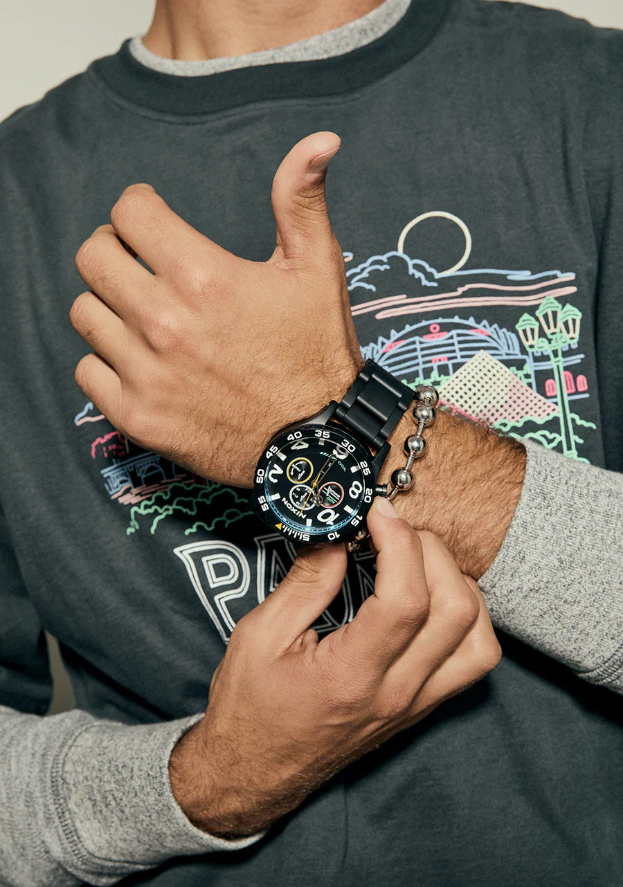 Nixon 51-30 Chrono Fisheye Super Black/Black A1389-5319-00