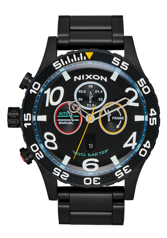 Nixon 51-30 Chrono Fisheye Super Black/Black A1389-5319-00