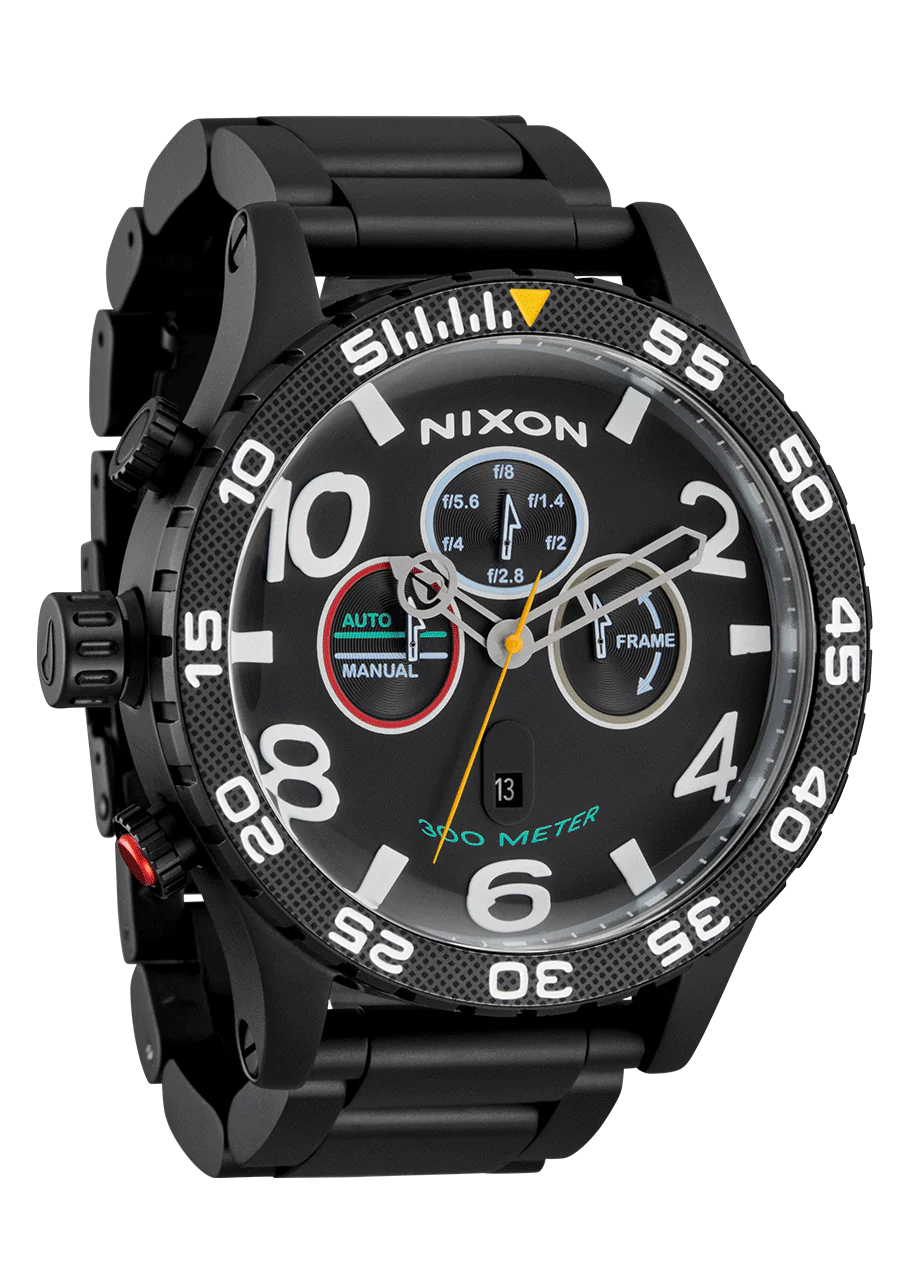 Nixon 51-30 Chrono Fisheye Super Black/Black A1389-5319-00
