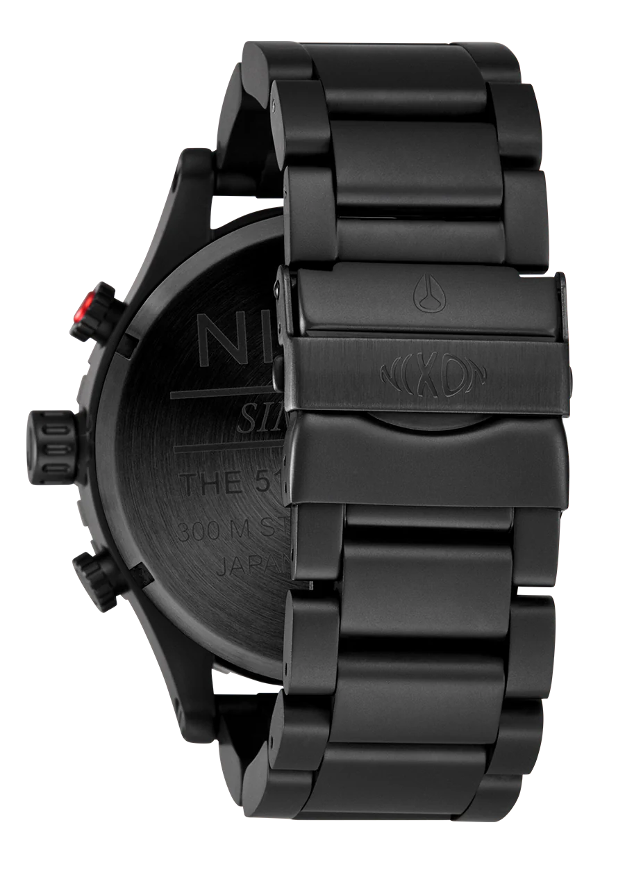 Nixon 51-30 Chrono Fisheye Super Black/Black A1389-5319-00