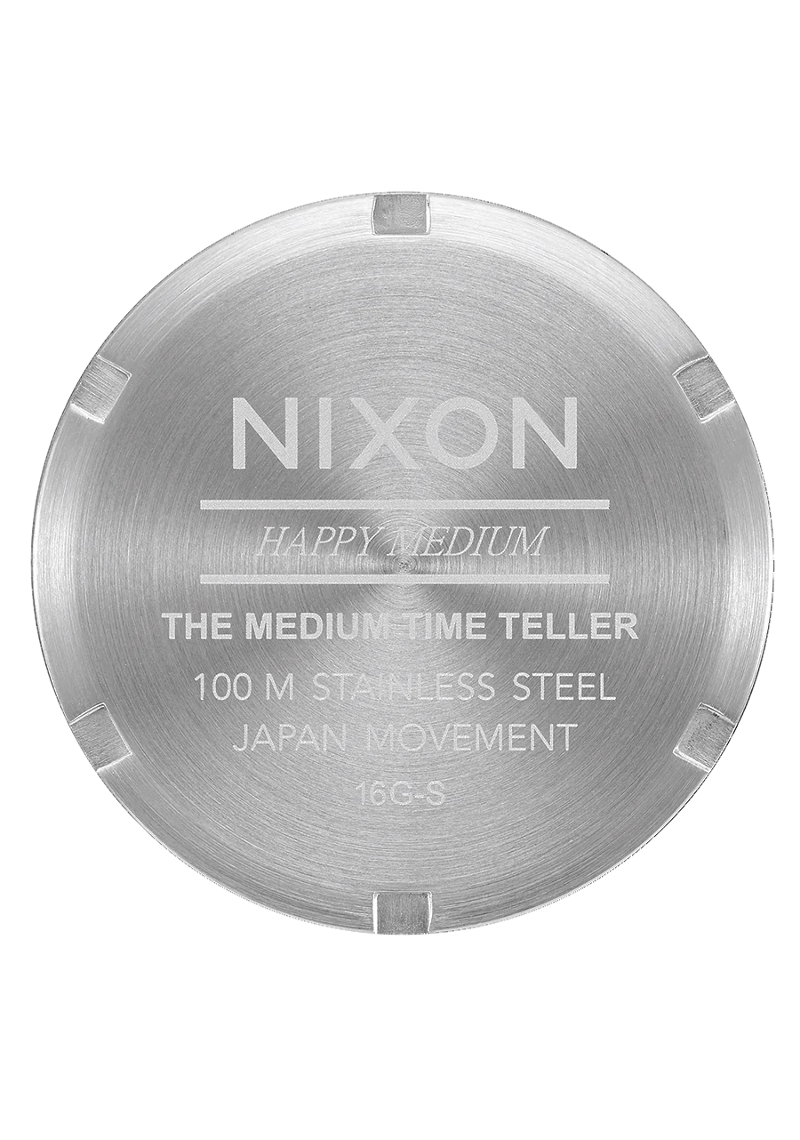 Nixon Medium Time Teller Denim Silver/ Indigo/ Denim A1412 5259-00