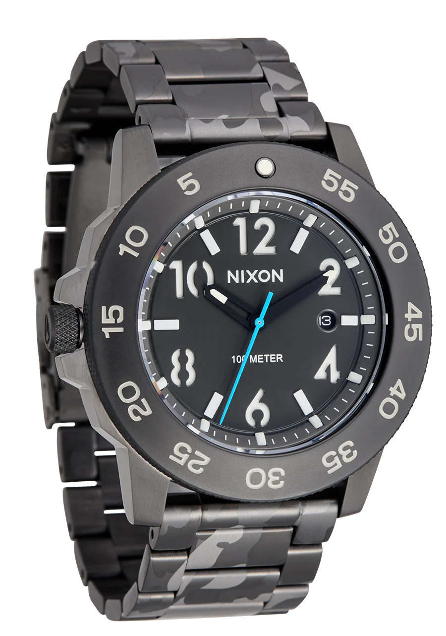 Nixon Smyth 44 Camo/ Green Quartz A1414 5362-00