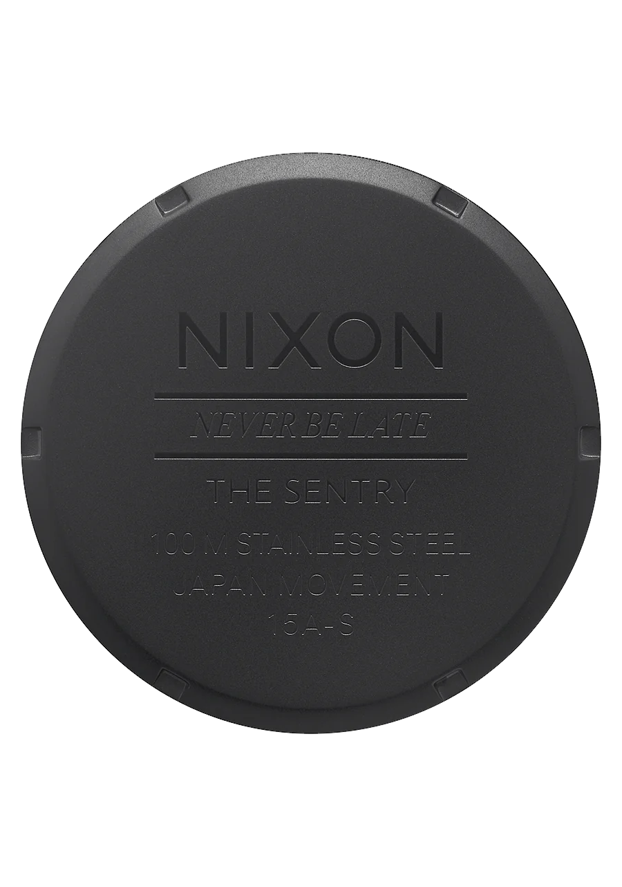 Nixon Sentry Stainless Steel All Black A356 001-00