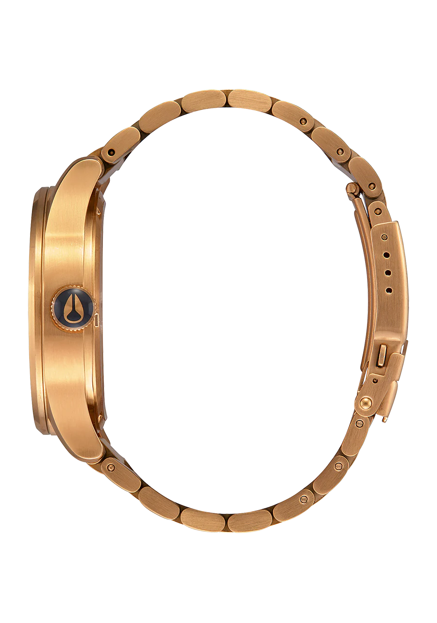 Nixon Sentry Stainless Steel Gold/ Indigo A356 2033-00