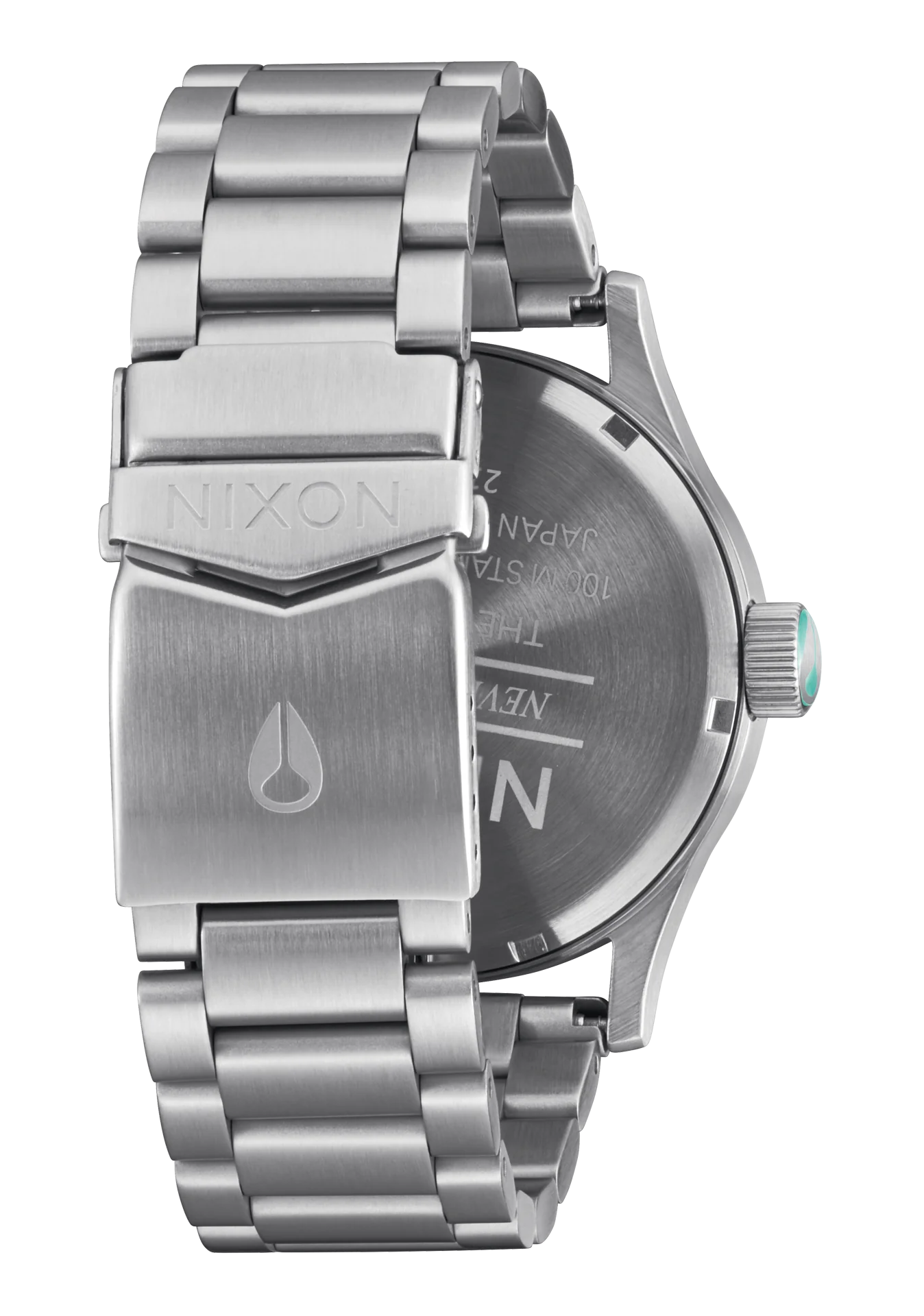 Nixon Sentry Stainless Steel Silver/Turquoise A356-2084-00