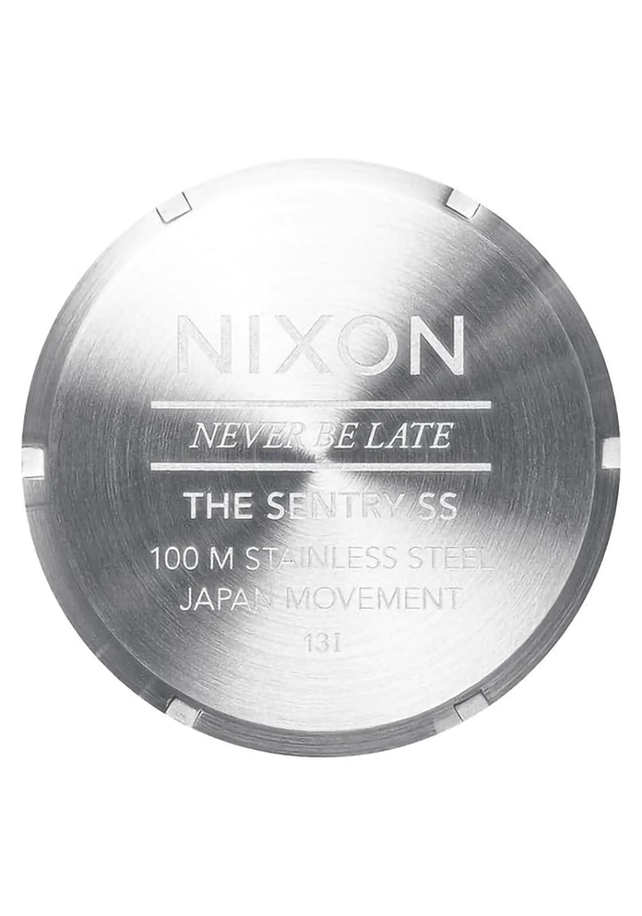 Nixon Sentry Stainless Steel Silver/Turquoise A356-2084-00