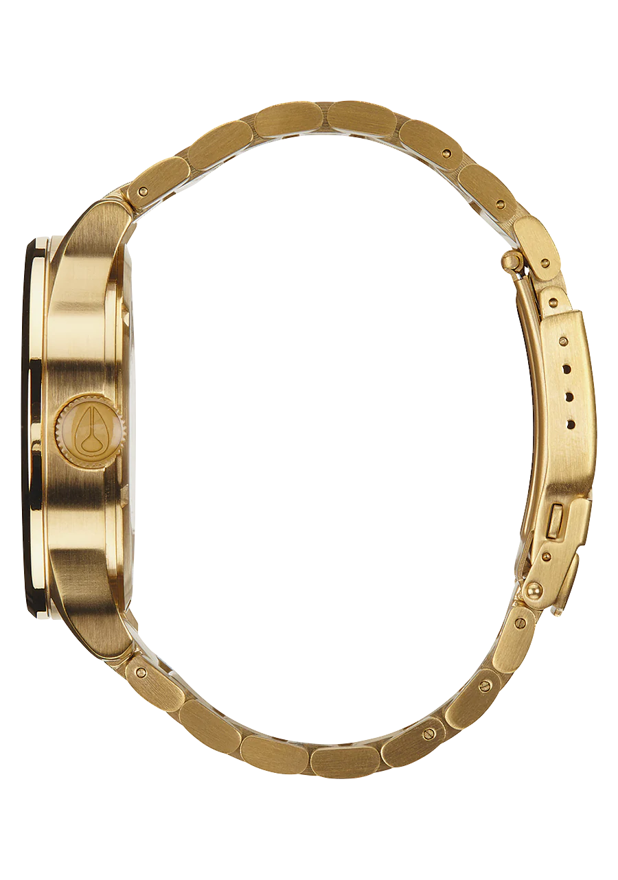 Nixon Sentry Stainless Steel All Gold Black Dial A356-510-00