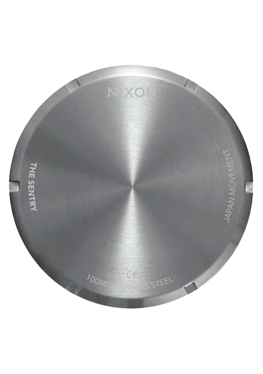 Nixon Sentry Stainless Steel Silver Byron Blue Ombre Dial A356-5309-00