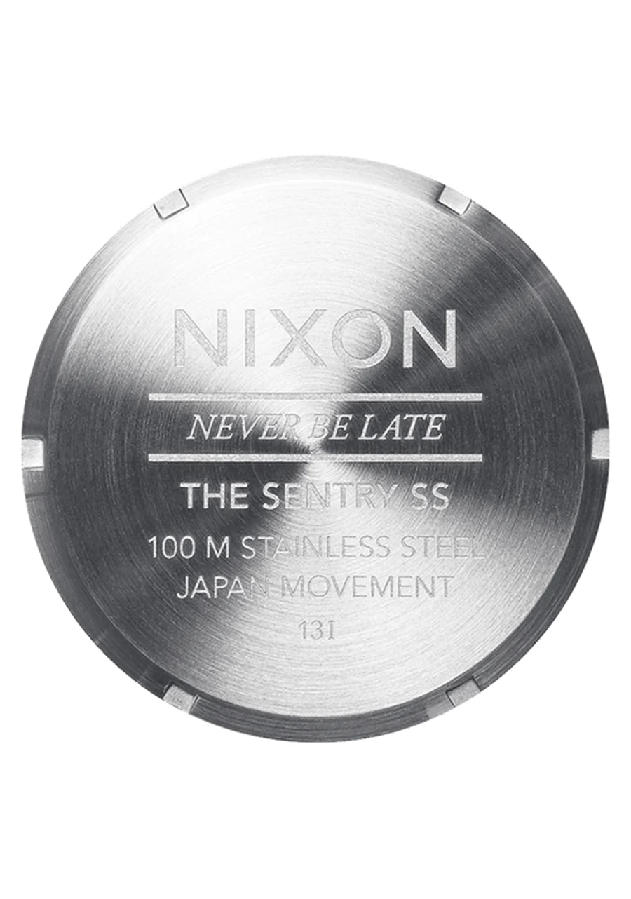 Nixon Sentry Stainless Steel Silver Byron Blue Ombre Dial A356-5309-00