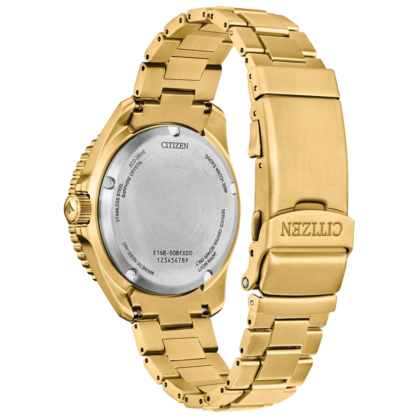 Citizen Promaster Dive Green Dial Gold-tone Stainless Steel Bracelet BN0262-59W