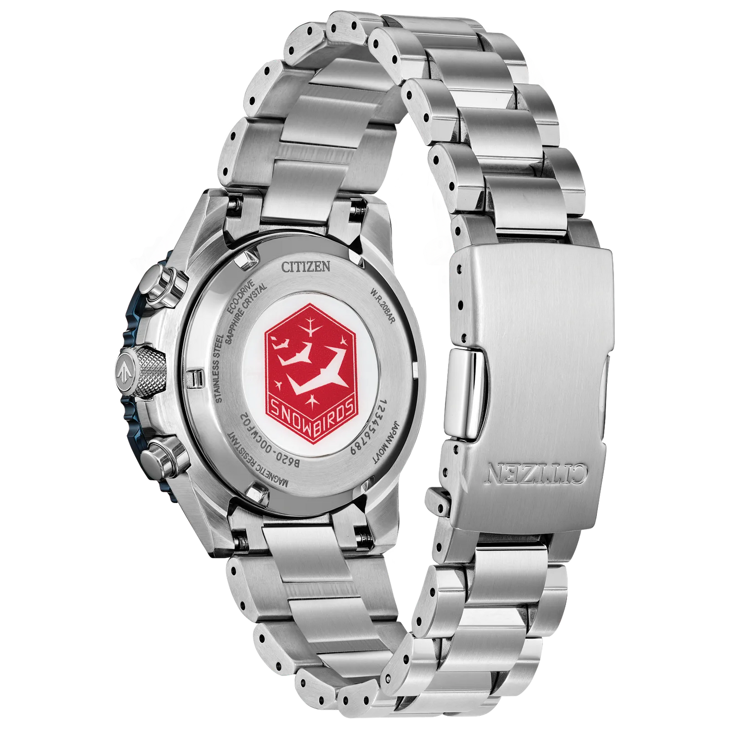 Citizen Promaster Air Snowbirds Red Dial Stainless Steel Bracelet CA4668-51X