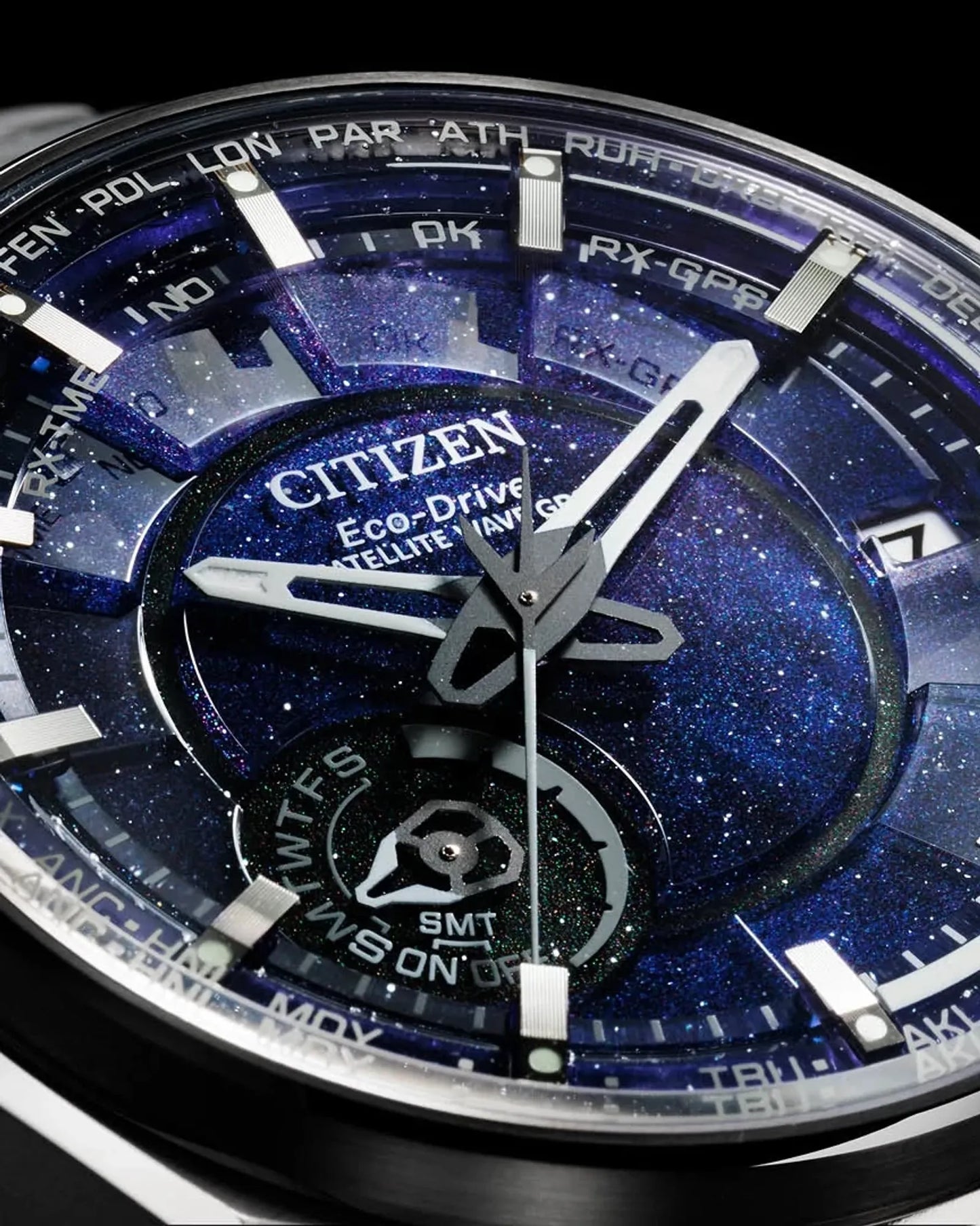 Citizen Satellite Wave X Satellite Timekeeping Blue Dial Super Titanium CC3097-52L