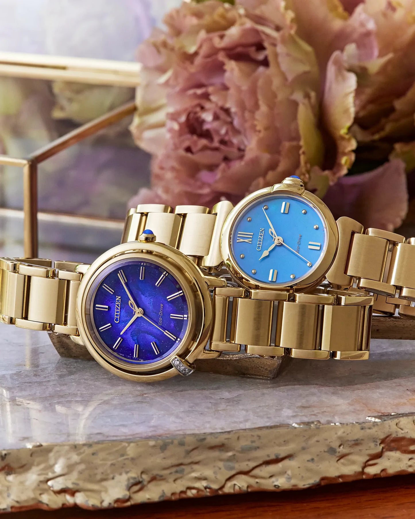 Citizen L Arcly Limited Edition 31mm Blue Dial Gold Tone Stainless Steel EM1099-57L