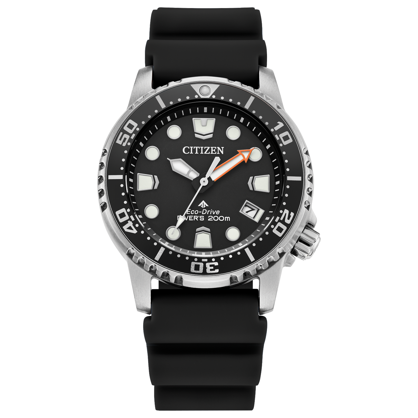 Citizen Eco-Drive Promaster Dive Black Dial Polyurethane Strap EO2020-08E