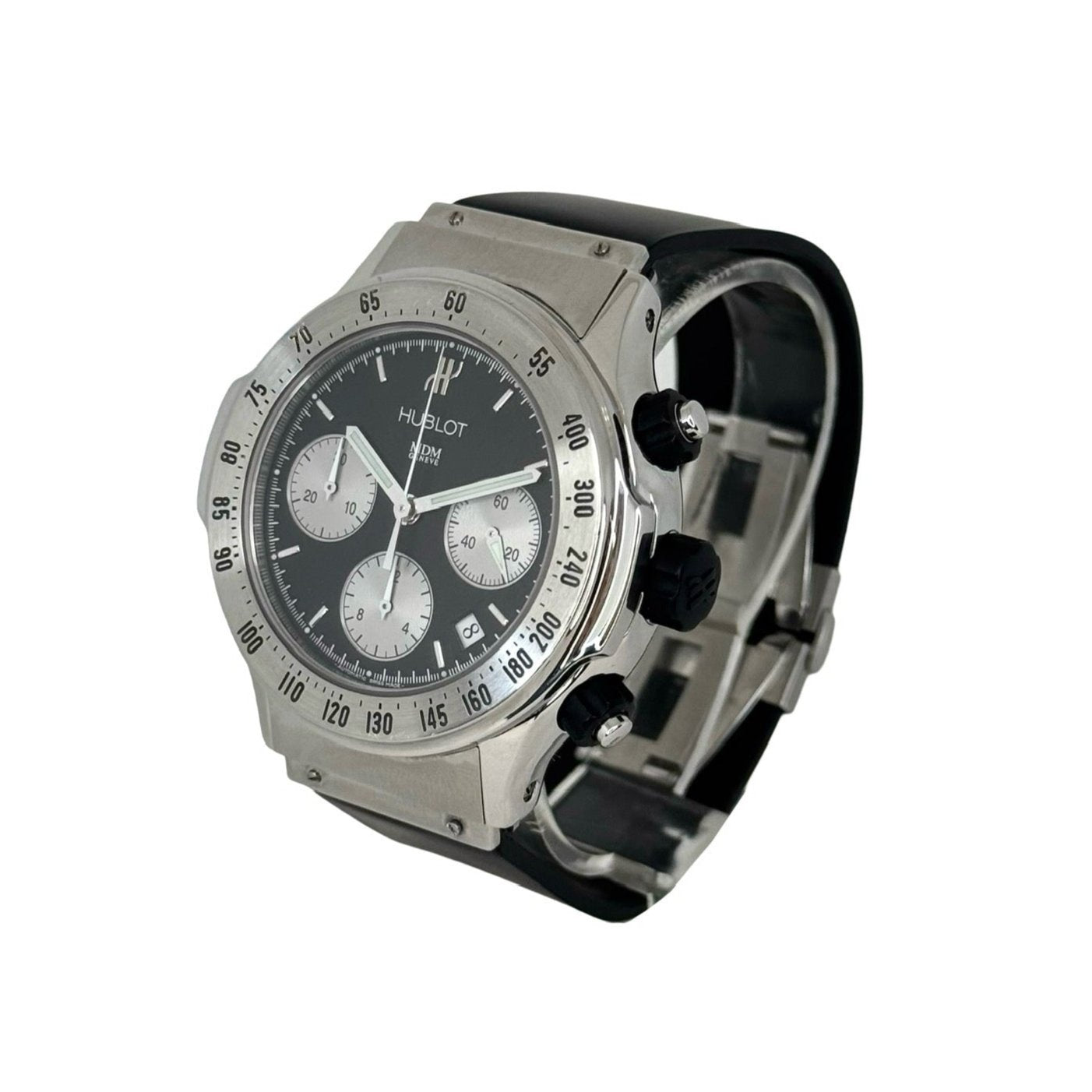 Hublot Classic MDM Super B Automatic Chronograph 42.5mm Steel/Black 1920.1