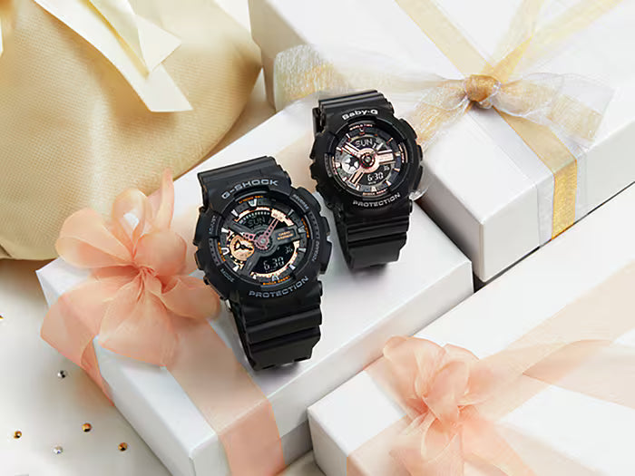 G-Shock GA-110 Series Black/Rose Gold GA110RG-1A