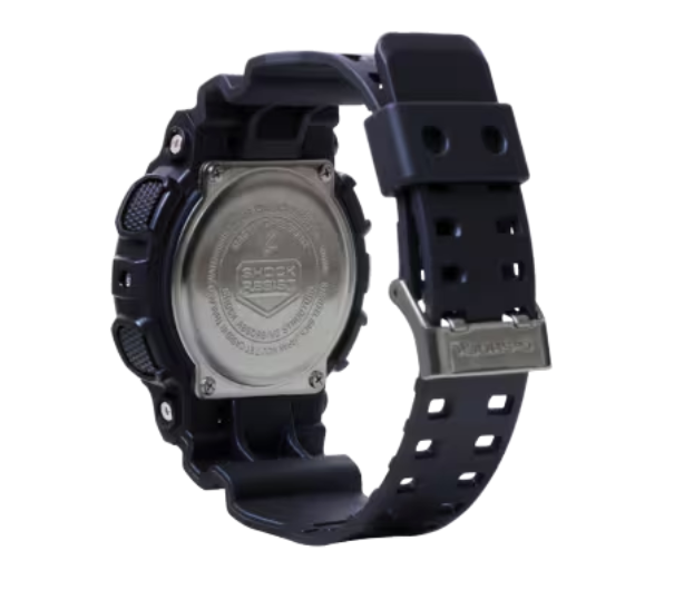 G-SHOCK GA-100 Series Analog/ Digital Black/White Resin GA100WD-1A
