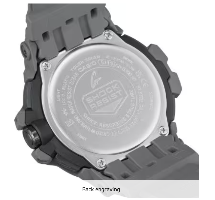 G-SHOCK Master of G Air Gravitymaster Gray/Blue Carbon-Fiber Resin GRB300-8A2