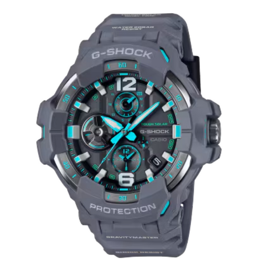 G-SHOCK Master of G Air Gravitymaster Gray/Blue Carbon-Fiber Resin GRB300-8A2