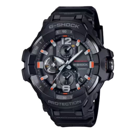 G-SHOCK Master of G Air Gravitymaster Mudmaster Black/Orange Carbon Fiber Resin GRB300EC-1A