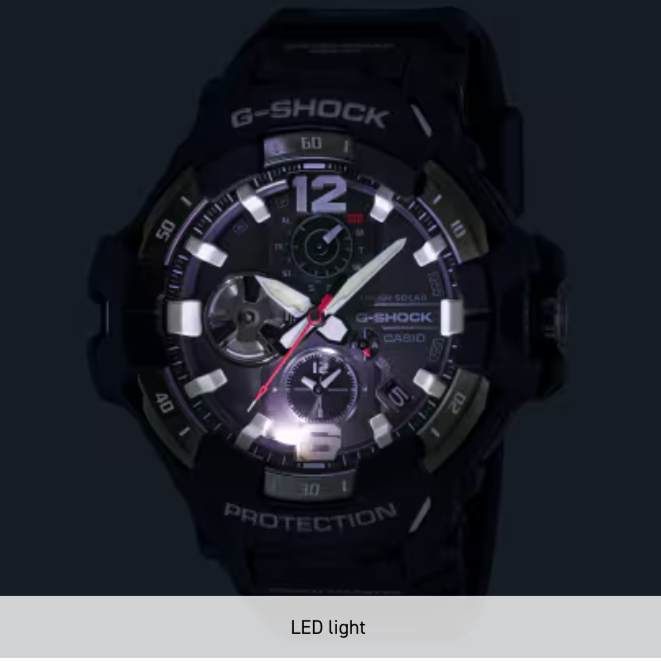 G-SHOCK Master of G Air Gravitymaster Black Carbon Fiber/Resin GRB300-1A