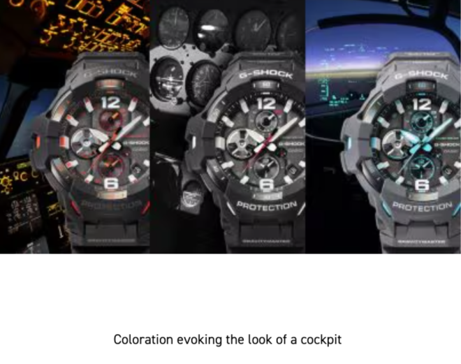 G-SHOCK Master of G Air Gravitymaster Black Carbon Fiber/Resin GRB300-1A