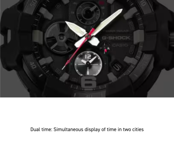 G-SHOCK Master of G Air Gravitymaster Black Carbon Fiber/Resin GRB300-1A