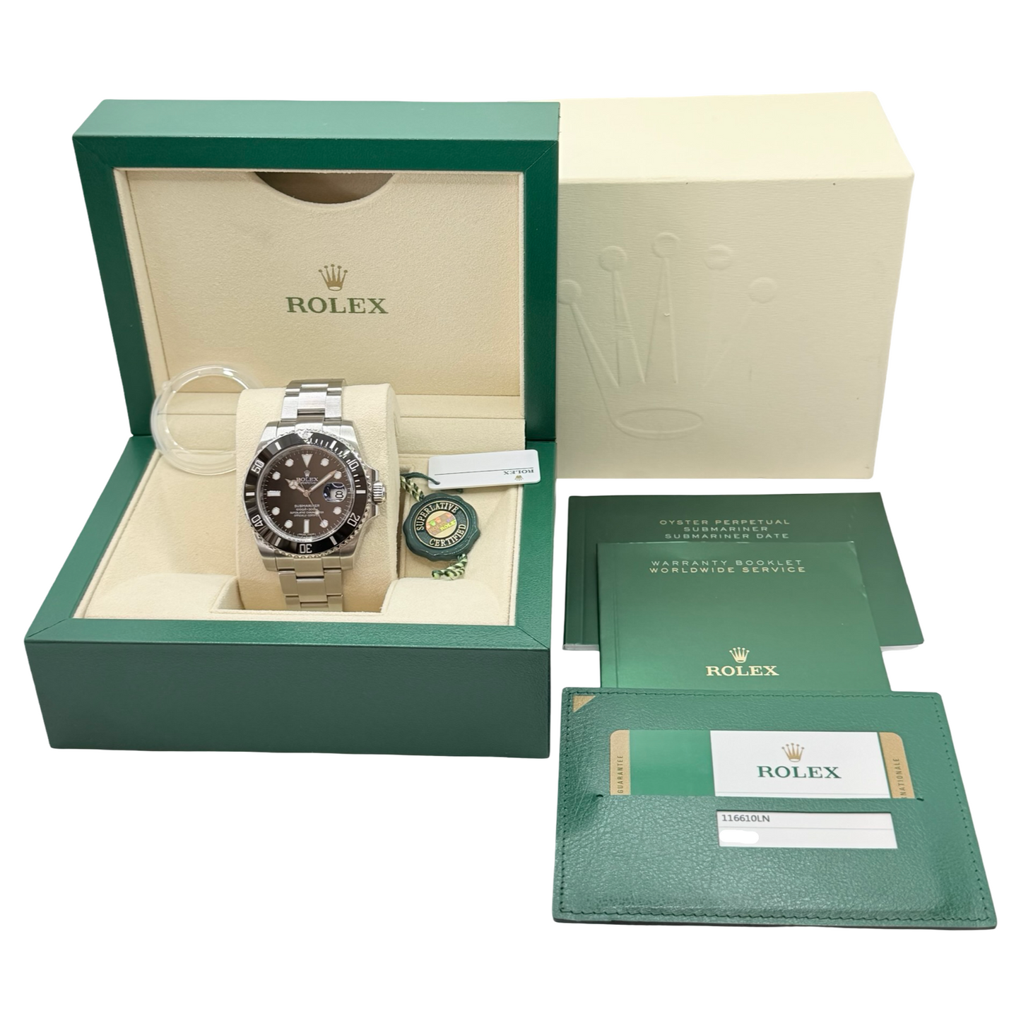 Rolex Submariner Date Black Dial Oystersteel 116610LN C.2017