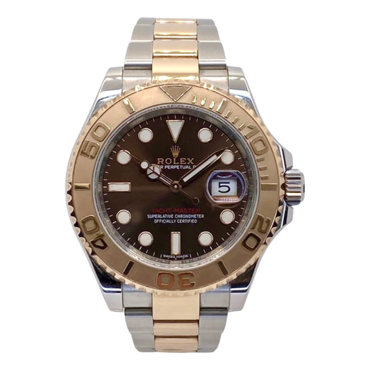 Rolex Yacht-Master 40 18K Everose Gold and Oystersteel Chocolate Dial 116621