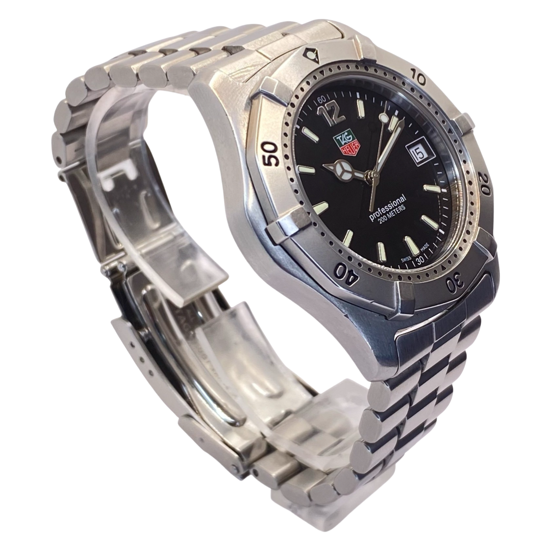 TAG Heuer Mens 2000 Classic Quartz Black Dial WK1110.BA0317