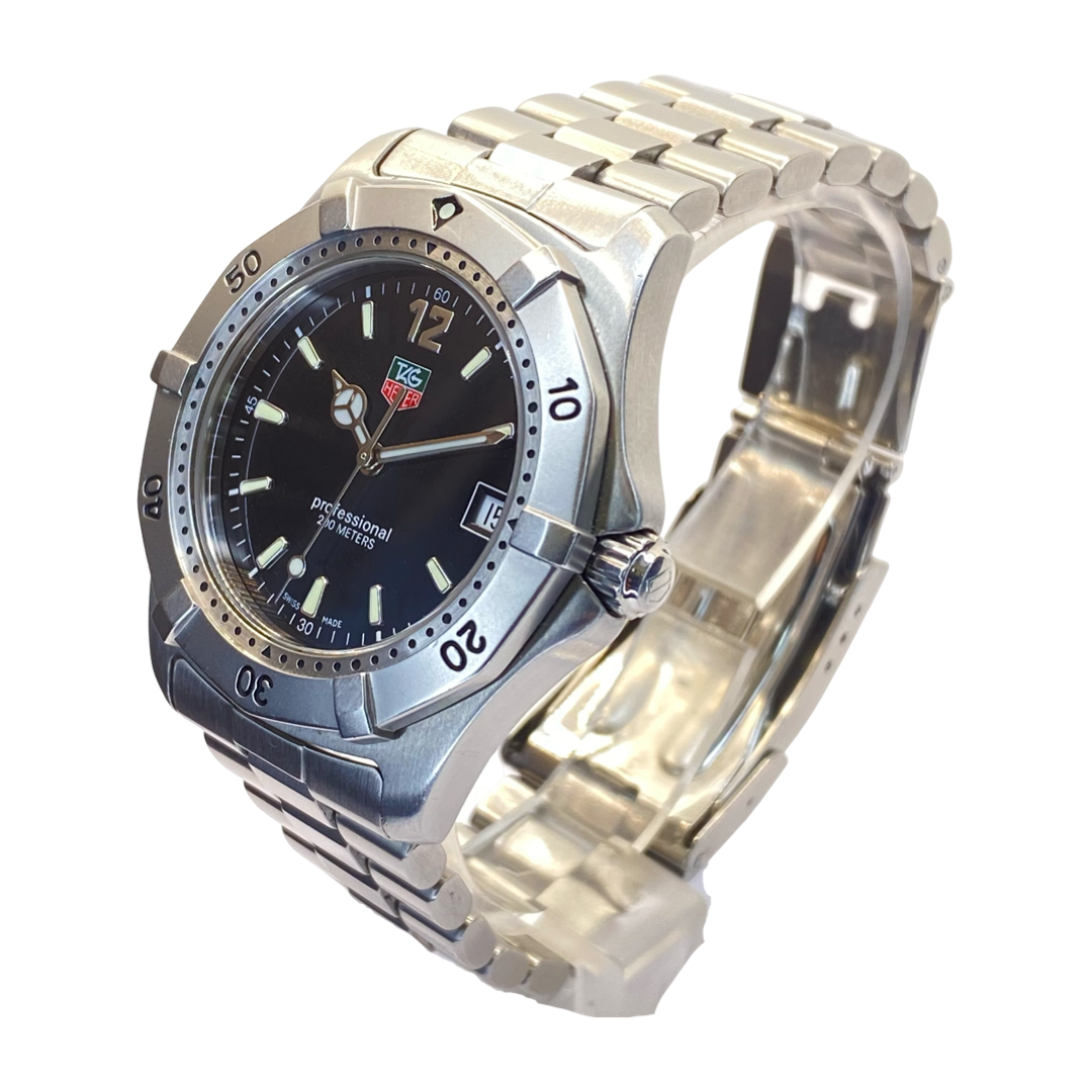 TAG Heuer Mens 2000 Classic Quartz Black Dial WK1110.BA0317
