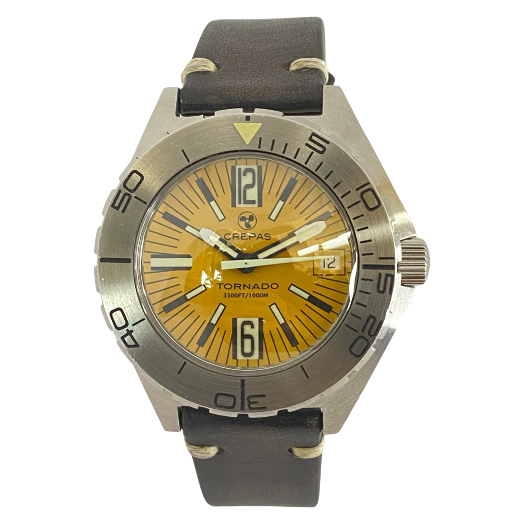 Crepas Tornado Limited Edition Yellow Dial Automatic