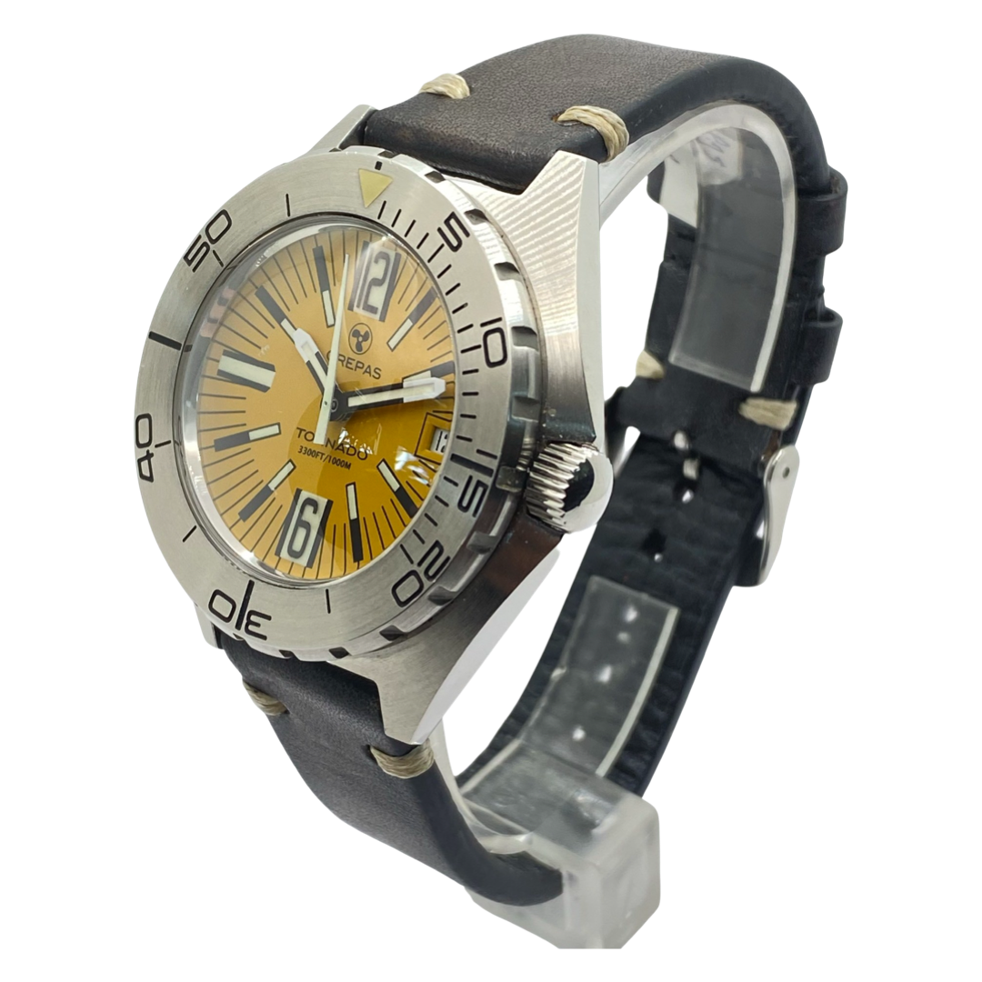 Crepas Tornado Limited Edition Yellow Dial Automatic