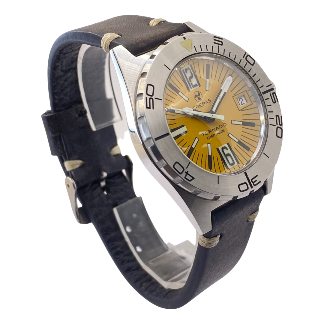 Crepas Tornado Limited Edition Yellow Dial Automatic